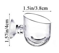 Plant Holder - Fish Tank Clear Acrylic | Aquarium Plant Pots with Suction Cup Fish Tank Decorations for Vivarium Propagation Riparium Habitat Cultivation and Hydroponics