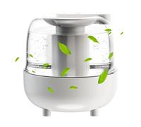 Plant Humidifiers - 4L Compact Humidifier For Bedroom | Wireless USB Battery Operated Cool Mist Humidifier With Night Light And Auto Shut-Off, Mist Outlet Diffuser For Room And Study