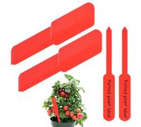 Plant Label Sticks - 100 Pieces Decorative Plant Markers for Garden Organization, Waterproof and Weatherproof Tags with Easy Write-On, Ideal for Vegetable Indoor Outdoor Planting