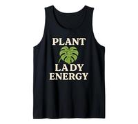 Plant Lady Energy Monstera, Leaf Houseplant Botanical Design Débardeur