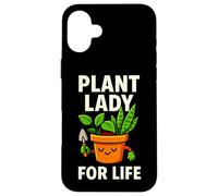 Plant Lady for Life Jardinage Humour Design Coque pour iPhone 16 Plus