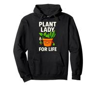 Plant Lady for Life Jardinage Humour Design Sweat à Capuche
