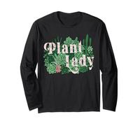 Plant Lady Houseplant Aesthetic Botanical Vibes Manche Longue