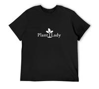 Plant Lady Vegan Vegetarian Animal Lovers O-Neck 100% Cotton Short Sleeve Unisex T-Shirt XXL