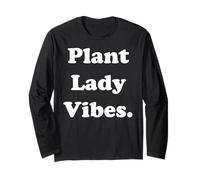 Plant Lady Vibes Indoor Plant Lover Manche Longue