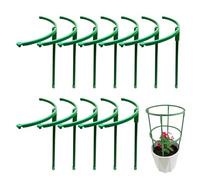Plant Les Enjeux Et Les Soutiens | Support De Fleurs De Jardin Empilable À Moitié Ronde | Clear Orchid Sticks Acrylique Vine Support Uplers | Indoor Outdoor Plants Supplies for Tomato,