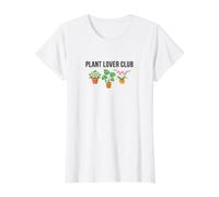 Plant Lover Club Mignon Jardinage Esthétique T-Shirt Graphique avec Valeur