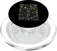 Plant Lover Graphic Botanical Flowers Botanist Plantes d'intérieur PopSockets PopGrip pour MagSafe