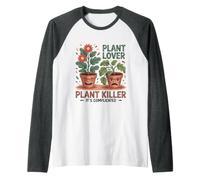Plant Lover Plant Killer It's Complicated Chaos intérieur - Manche Raglan