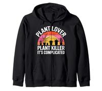 Plant Lover Plant Killer It's Complicated Indoor Chaos - Sweat à Capuche