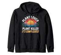 Plant Lover Plant Killer It's Complicated Indoor Chaos - Sweat à Capuche