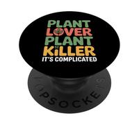 Plant Lover Plant Killer It's Complicated - PopSockets PopGrip Adhésif