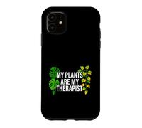 Plant Moms Houseplant My Plants are My Therapist Coque pour iPhone 11