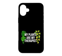 Plant Moms Houseplant My Plants are My Therapist Coque pour iPhone 16 Plus