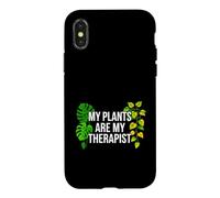 Plant Moms Houseplant My Plants are My Therapist Coque pour iPhone X/XS