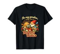 Plant Parent Cottagecore Happy Hour Nain de Jardin T-Shirt