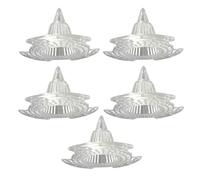 Plant Pot Drainage Insert, Hydrophobic Mat Set, 5pcs Pot Base with Sturdy Material, Indoor or Outdoor Gardening Accessory, Planter Tool with Efficient Water Flow, Patio Balcony Gear for Bonsai