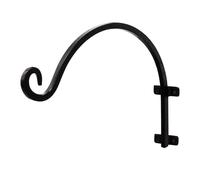 Plant Pot Hanger - Square Steel Hook for Balcony | Wall Mounted Multi Functional Design, Compact Size 16x31cm, Strong Support Structure, Outdoor Decorative Holder, Perfect for Patios Railings