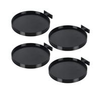 Plant Pot Tray - Flower Pot Trays Display Shelf | Flower Pots Trays Display Shelf | 4 Pieces Wall Mount Modern Holder For Home Living Room Kitchen Office Apartment Dorm Restaurant Hotel