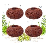 Plant Pots - Volcanic Rock | Aquarium Decor - Oval Volcanic Rock for Securing Aquatic Plants and Bottom Stones Ideal for Aquarium Decoration and Plant Retaining Rings