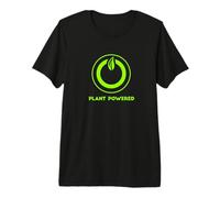 Plant Powered - Vegan Vegetarian Yoga T-Shirt Haut de Gamme