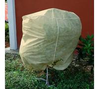 Plant Protection Cover, Tree Seedling Frost Protection Cover, Reusable Plant Frost Blanket, Weatherproof Drawstring PlantCovers With Zipper, Shrub Jacket Covers For Outdoor Garden Plants Winter