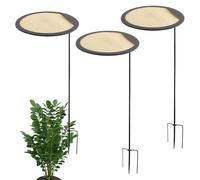 Plant Shade, 3-Piece Garden Umbrellas, Retractable Weatherproof Cover, UV Protection Fabric, Lightweight Foldable Design, Easy Setup Structure, Perfect for Patio, Nursery, 11.81x38.98 inches
