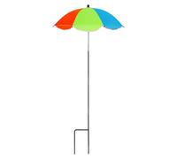 Plant Shade, Flower Bed Umbrella, Adjustable Height UV Protection Manual Folding Wide Coverage Portable Polyester Fabric, Plant Protection for Outdoor Garden Yard, 40.55*8.27*23.62Inches