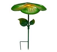 Plant Shade Umbrella, Mini Garden Sun Protector Stake, 9.45x16.54 Inches Metal Adjustable Canopy with Uv Block Cover, Durable Outdoor Plant Care Tool, Elegant Garden Style Design for Succulents