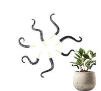 Plant Stakes, 7-Piece Octopus Tentacle Decorative Climbing Supports, Glow-in-The-Dark Garden Stakes, for Lawn, Yard, Potted Plants, Outdoor Indoor Home, Halloween Décor, 17.5x4.5x1cm Blue Black Red