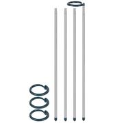 Plant Stakes - Adjustable Monstera Support Rods for Flowers, Gardening Kit with Weather Resistant Build, Potted Stakes for Indoor, Outdoor, Vines, Tomatoes, Marigolds, Roses, 6.69x11.02in