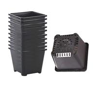 Plant Starter Pot de pépinière | de semis carrés de 50 x | Planteur de microgreenings, récipient de plantation de fleurs pour plantes succulentes végétales