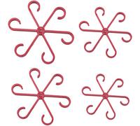 Plant Stem Holder - 4 Pcs Support Grippers for Gardening | Vine Fixed Clips, Upright Growth Tool, for Climbing Plant Stems, Household Garden Accessory, Outdoor Flower Support, Home Planting Aid