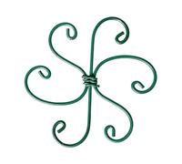 Plant Stem Supports for Indoor - Reusable Rustproof Metal Holder, Decorative Green Plant Rods, Anti-Tip Bracket | Indoor Outdoor Potted Orchid Gladiolus Vining Frame for Home Balcony