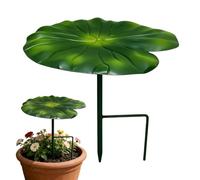 Plant Sun Umbrella Set, Leaf Metal Shade Protector Garden Outdoor Flower Cover with Stake for Planter Use, Patio Yard Balcony Garden Bed Plant Protection Heat Shade System Outdoor Decor