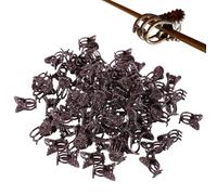 Plant Support Clips, 100 Pcs Plant Clips, Orchid Clip's Plants Orchid Support Clip's Flower And Vine Clip, Gentle Flower Plants Clamps For Supporting Stems Vines Grow Upright Dark Green Tomato Pothos