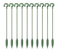 Plant Support - Iron, Plant Stakes, 10 Pack, UV Treated | Flower Pot, Indoor Plants, Climbing Trellis for Small Plants, Phalaenopsis, Garden, Balcony, Patio