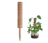Plant Support Moss Pole For Indoor, Stackable Natural Stick With Adjustable Height For Pothos Monstera Ivy, Easy Installation Gardening Tool For Beginners, 30cm