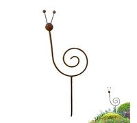 Plant Support Stakes - Snail Shape Flower Climbing Sticks | Metal Vintage Decorative Garden Stakes Suitable for Vine Patio Lawn Yard Walkway Bonsai Ground
