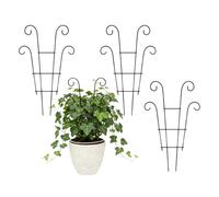 Plant Trellis, Small Metal Trellis Vertical Plant Growth, Vine Support Stakes, Garden Plants Support for Monstera, Flowers, Ivy, Vines, Balcony, Patio, Office, Home Pot Indoor and Outdoor, 9 x 14