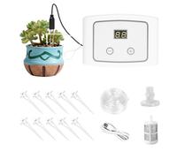 Plant Watering Devices - Supports Consistent Hydration, Humidity Tester Adjustable Water Output Automatic Kit, 9.7cm X 6.7cm X 4.8cm, 3w Type-C USB Powered Motor - For Office Patio Grow Tent