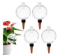 Plant Watering Globes - Lant Watering Devices, Automatic Plant Waterer, 4 Pieces With Lid Clear Automatic | Water Globes Plants Waterings Devices | For Indoor Outdoor Home Yard Patio Porch Pots