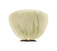 Plant Winter Protection Cover Frost Cloth for Outdoor Potted Plants | Thickened non-woven fabric provides superior freeze protection for outdoor potted plants Beige