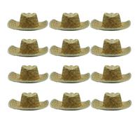 Planta Color Pack de chapeaux de paille avec ruban drapeau espagnol ou sans ruban pour groupes : adieux, roches, foires, événements patriotiques, capées ou voyages d'été | Accessoire idéal pour