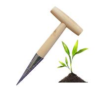 Plantador Manual avec Mango en T Para Agujeros De Siembra - Cavador De Agujeros Para Plantas | Utensilios De Jardinería Precisos Para Hortalizas Tomates Pepinos Zanahorias en O Hivernadero