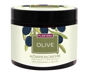 PLANTANA Olive Körpercreme mit Vitamin-E, 500 ml Crème