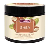 PLANTANA Shea Körpercreme Sheabutter mit Vitamin-E, 500 ml Crème