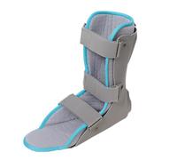 Plantar Fasciitis Night Splint Unisexe Night Splint Foot Drop orthosis Datte de Jambe Soutien Immobilisante de Sommeil orthopédique, Brête à Droite avec Baffle, S, Courte Gauche-S