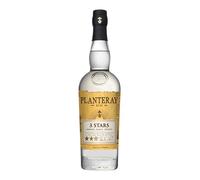 PLANTATION RUM - Three Stars White Rum - Rhum Blanc - Notes Epicées & Florales - Origine : Caraïbes - 41,2% Alcool - 70 cl