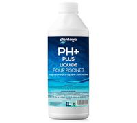 PLANTAWA Élévateur pH 1 litres Piscine | Augmente Le pH, Améliore Le Confort de Baignade et la Qualité de l'eau, Haute Concentration Correcteur pH, Bénéfique pour la Santé